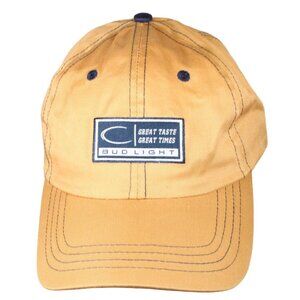 Bud Light Anhueser Busch Baseball Hat Ball Cap Great Taste Great Times Busch Str